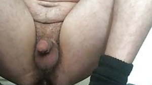Slut riding huge dildo