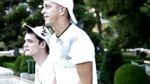 Young naughty twink Kayden Daniels sprays hot and