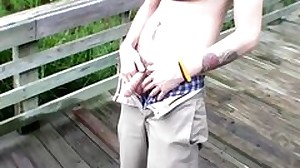 Outdoor Stroking With Str8 Sean - Sean Johansen