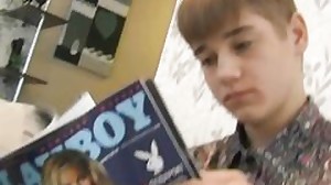 Teenager fellow jacking highly firm