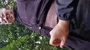 Hunting ancient man outdoors