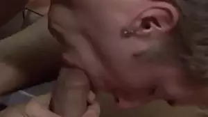 Young panhandler deepthroats yoke extensive cock