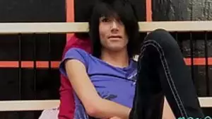 Solo twink with piercings Brandon White