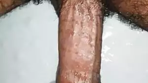 I  playing with my dick in my bathroom
