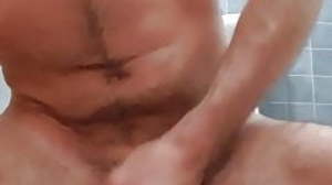 Playing with the dildo...