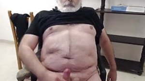 Older man cum on cam 18
