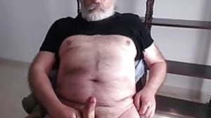 Older man cum on cam 17