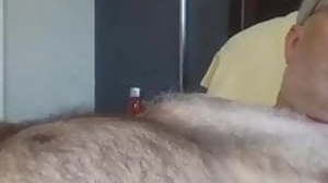 Old man cums on cam 24