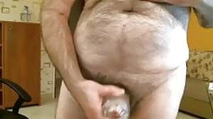 Old man cums on cam 25