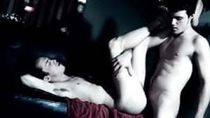 Slim gay dude has his tight ass licked and drilled