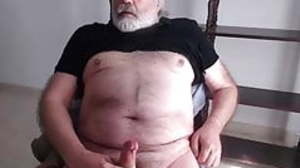Old man cum on cam 35