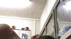 Swallow cum old man constructor with dirty worker