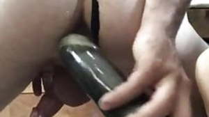 riding my knick-knack in girlfriends panties while
