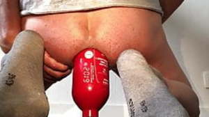 Big bottle anal prolapse