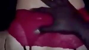 Stupid CD Twink gets used by Twosome HUGE cocks