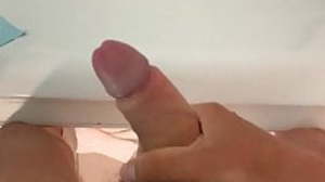 RUSSIAN GUY WITH HAIRY PUBES AND LOTS OF CUM