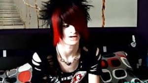 Gay emo twink Vayne Insanity jerks off and anal