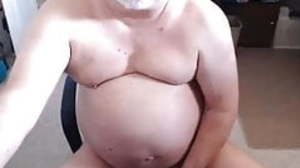 Daddy cums on cam