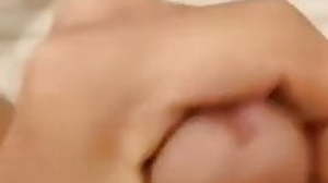 Masturbation in bathroom