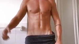 sexy boy after shower