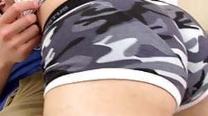 Underwear groping encircling twinks turns into hot