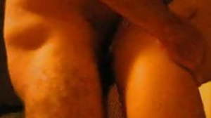 Hairy rest consent to daddy ficking young raw