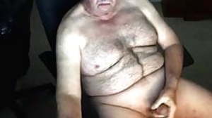 Daddy cums on cam