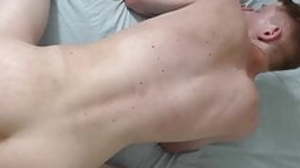 Upper-cut Twink Gaping Hole From Riding Fat Dick