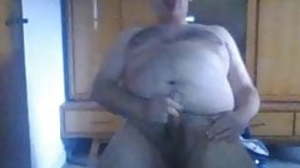 Daddy cums on cam