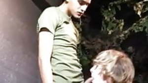 Young shaggy haired peaches guy gets barebacked