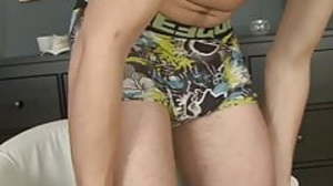 Solo fun with young twink Filip stroking his hard