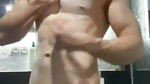 Fitt guy after shower