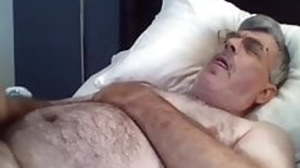 Old man papa cum on cam 50