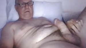 Daddy cums on cam