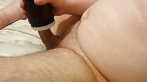 Fleshlight fun - Young chubby