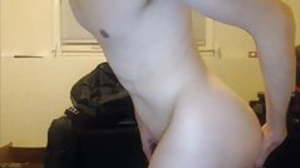 Fit Amatuer Boy Doll Fucks and Teases His Asshole