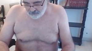 Daddy cums on cam