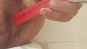 gay wrench inserting his anal