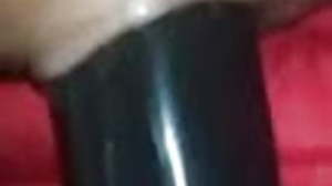 I play my toy dildo