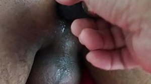 Young ass black vibrator