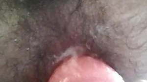 Close up of my ass obtaining fucked by a vibrator
