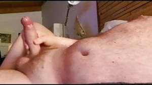 Big saddle with of my uncut hairy big cock