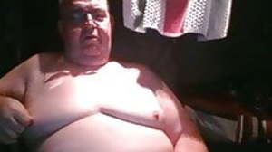 Daddy cums on cam