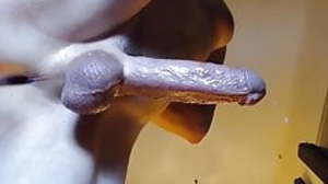Big bushwa jerk cum muscle body