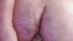 Dildo hairy arse