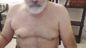 Daddy cum on cam