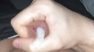 Cumshot from teen boy