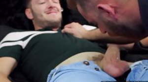 Cock Sucking Thither Jeans On