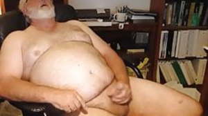 Daddy cums on cam