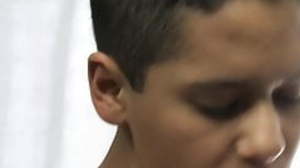 Unruly twink Felix Russo blows big cock before